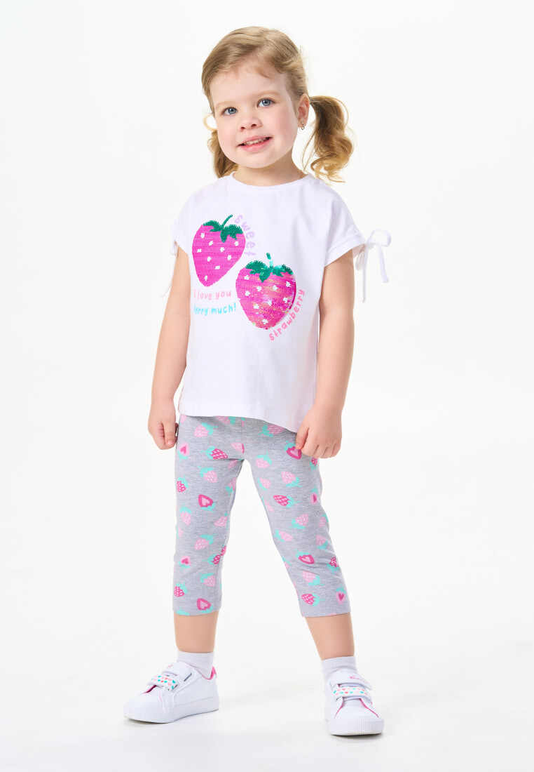 

Леггинсы детские Max&Jessi SS22C44701620 цв. светло-серый р. 104, SS22C44701620
