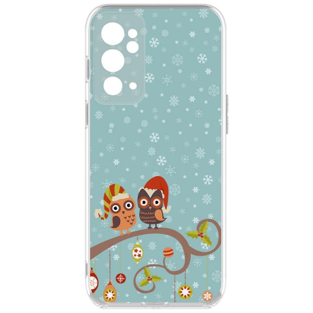 

Чехол-накладка Krutoff Clear Case Совушки для OnePlus 9RT, Прозрачный