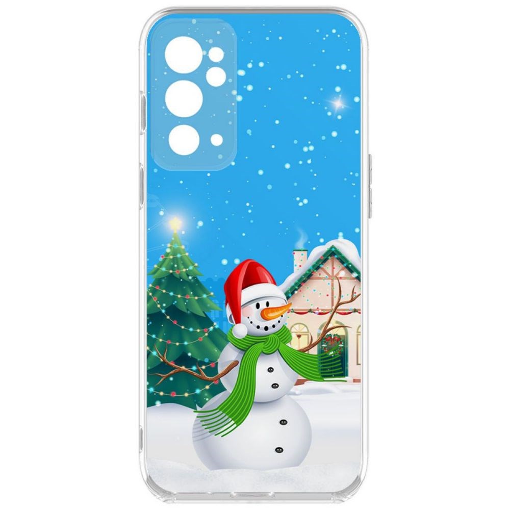 

Чехол-накладка Krutoff Clear Case Снеговик для OnePlus 9RT