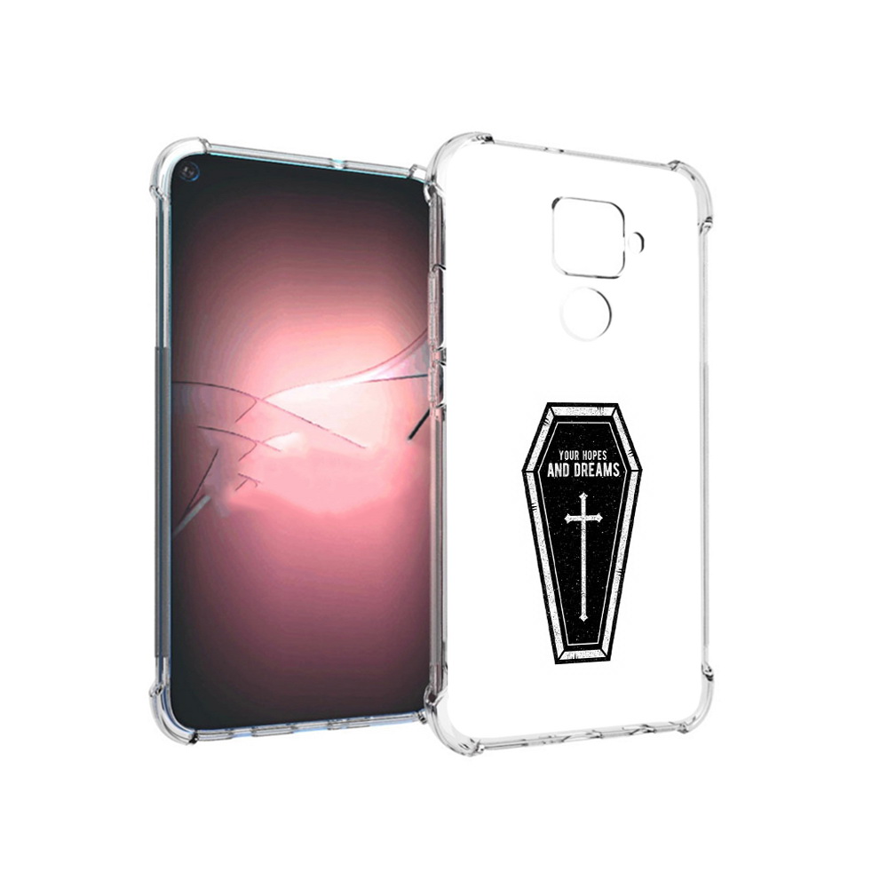 

Чехол MyPads Tocco для Huawei Nova 5i Pro гроб с мечтами, Прозрачный, Tocco
