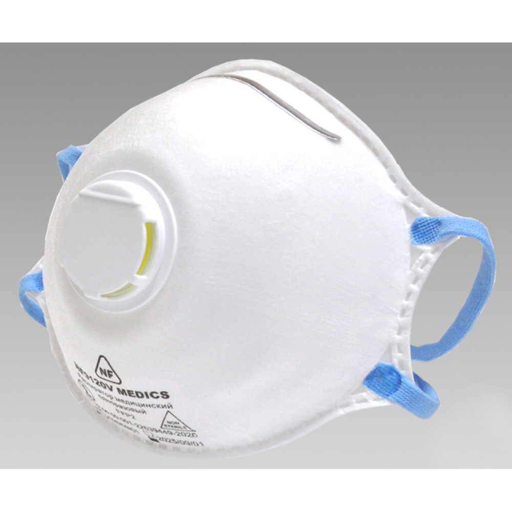 

Невский Фильтр NF9120V MEDICS FFP2 NR D Респиратор медицинский 10 штук 920103102403213000