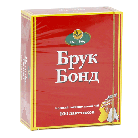 

Чай черный Brooke Bond Ruby label в пакетиках 1,8 г х 100 шт