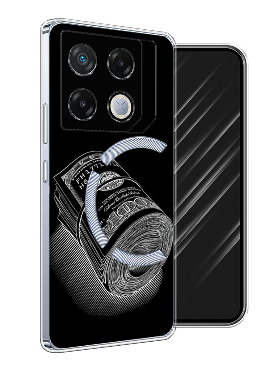 

Чехол Awog на Infinix GT 20 Pro "Кубышка денег", Черный;серебристый, 3106250-1