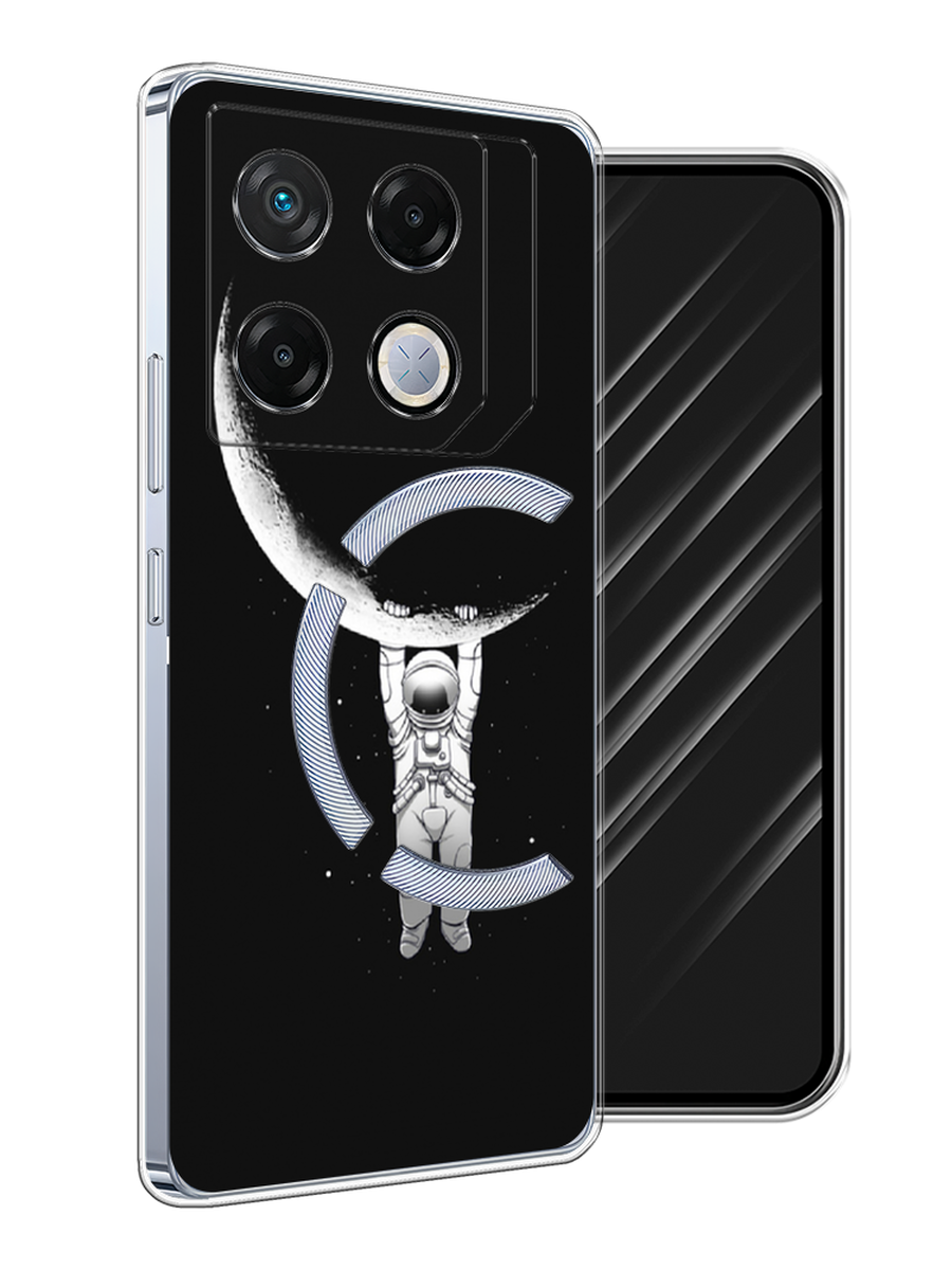 

Чехол Awog на Infinix GT 20 Pro "Космонавт", Белый;черный, 3106250-1