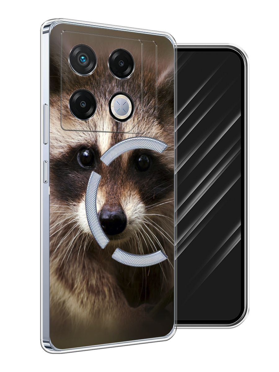 

Чехол Awog на Infinix GT 20 Pro "Енот", Коричневый, 3106250-1