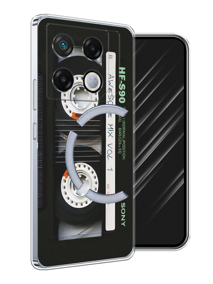 

Чехол Awog на Infinix GT 20 Pro "Кассета", Черный, 3106250-1