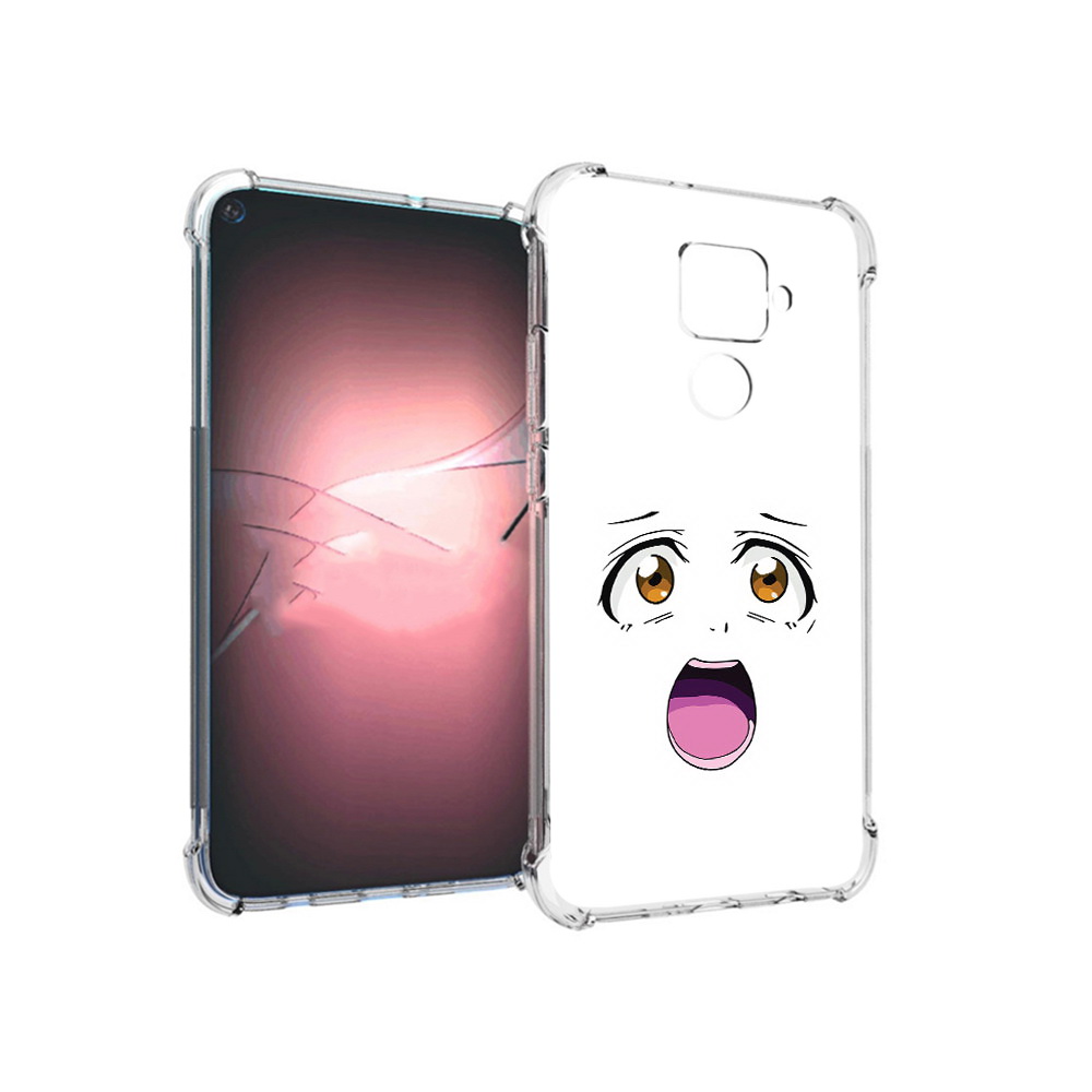 

Чехол MyPads Tocco для Huawei Nova 5i Pro аниме лицо, Прозрачный, Tocco