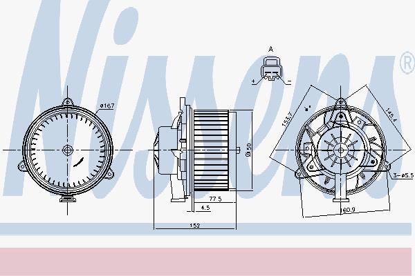 

Ns87248_Вентилятор Отопителя Chevrolet Cruze 1.6 83Kw 10> Nissens 87248