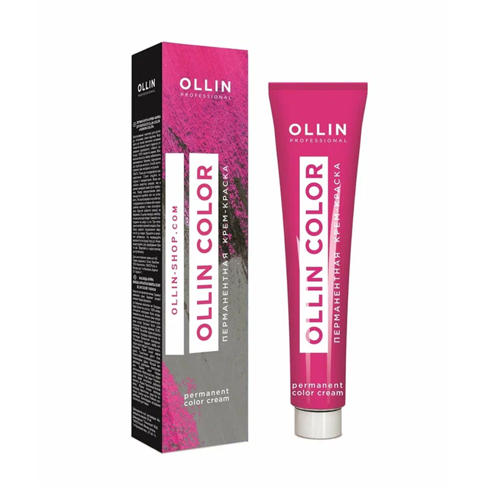 Крем-краска Ollin Professional OLLIN COLOR для волос 4/4 шатен медный 100 мл стойкий краситель для седых волос de luxe silver dls4 7 4 7 шатен коричневый 60 мл base collection