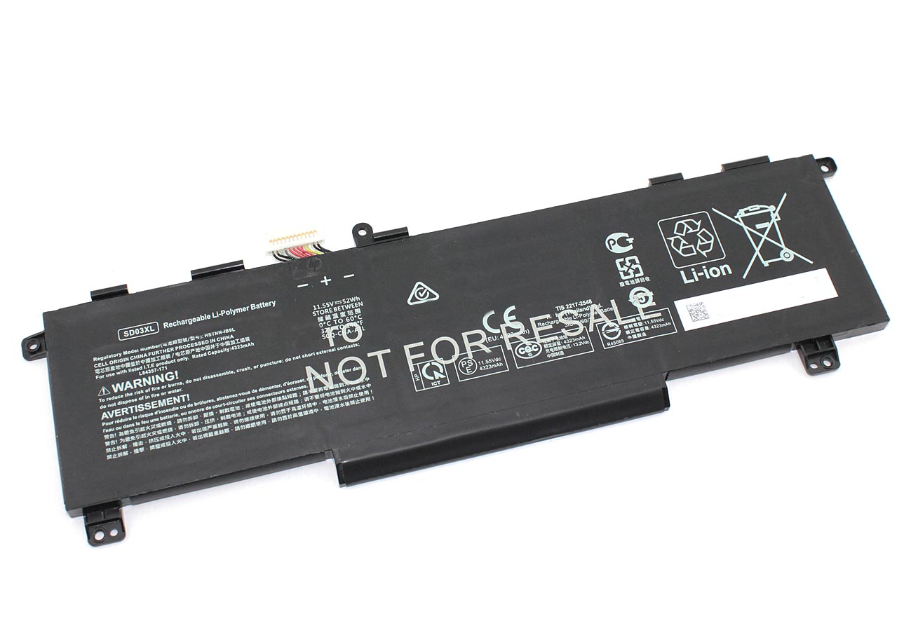 

Аккумуляторная батарея для ноутбука HP Omen 15 2020 (SD03XL) 11.55V 70,91Wh Tyoe A, SD03XL