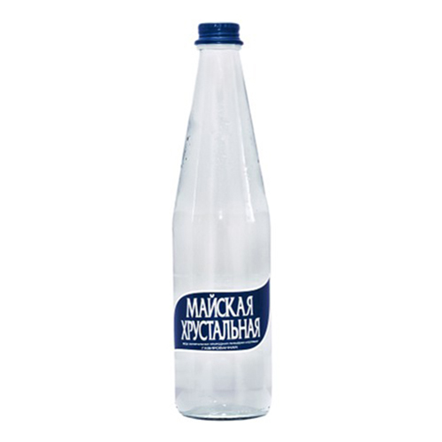 

Вода минеральная Майская Хрустальная газированная столовая 0,5 л