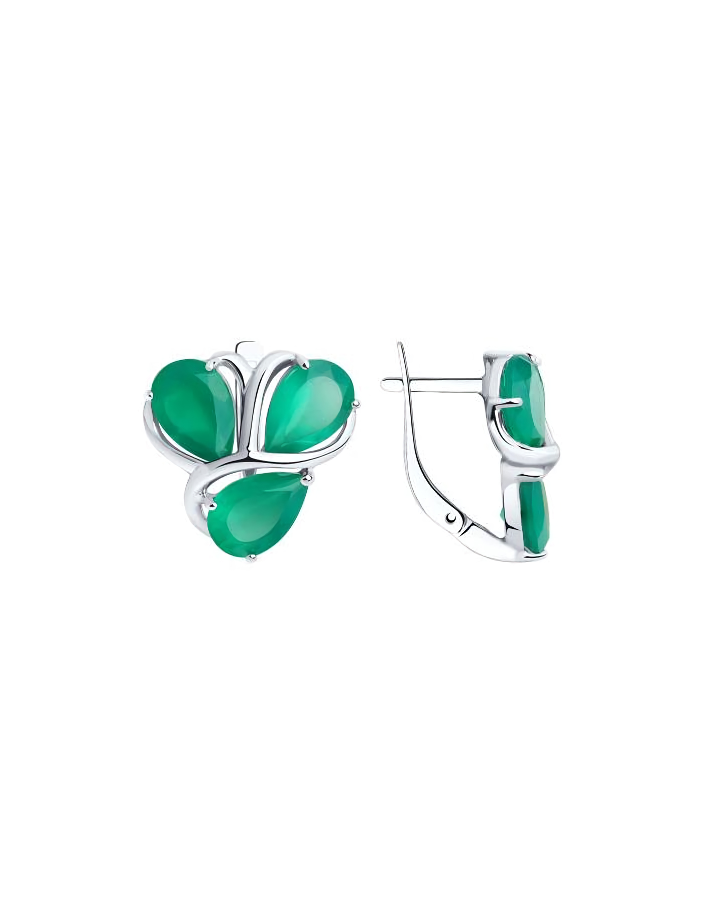 

Серьги из серебра TEO MAORI 894-320-00439-1, агат, 894-320-00439-1