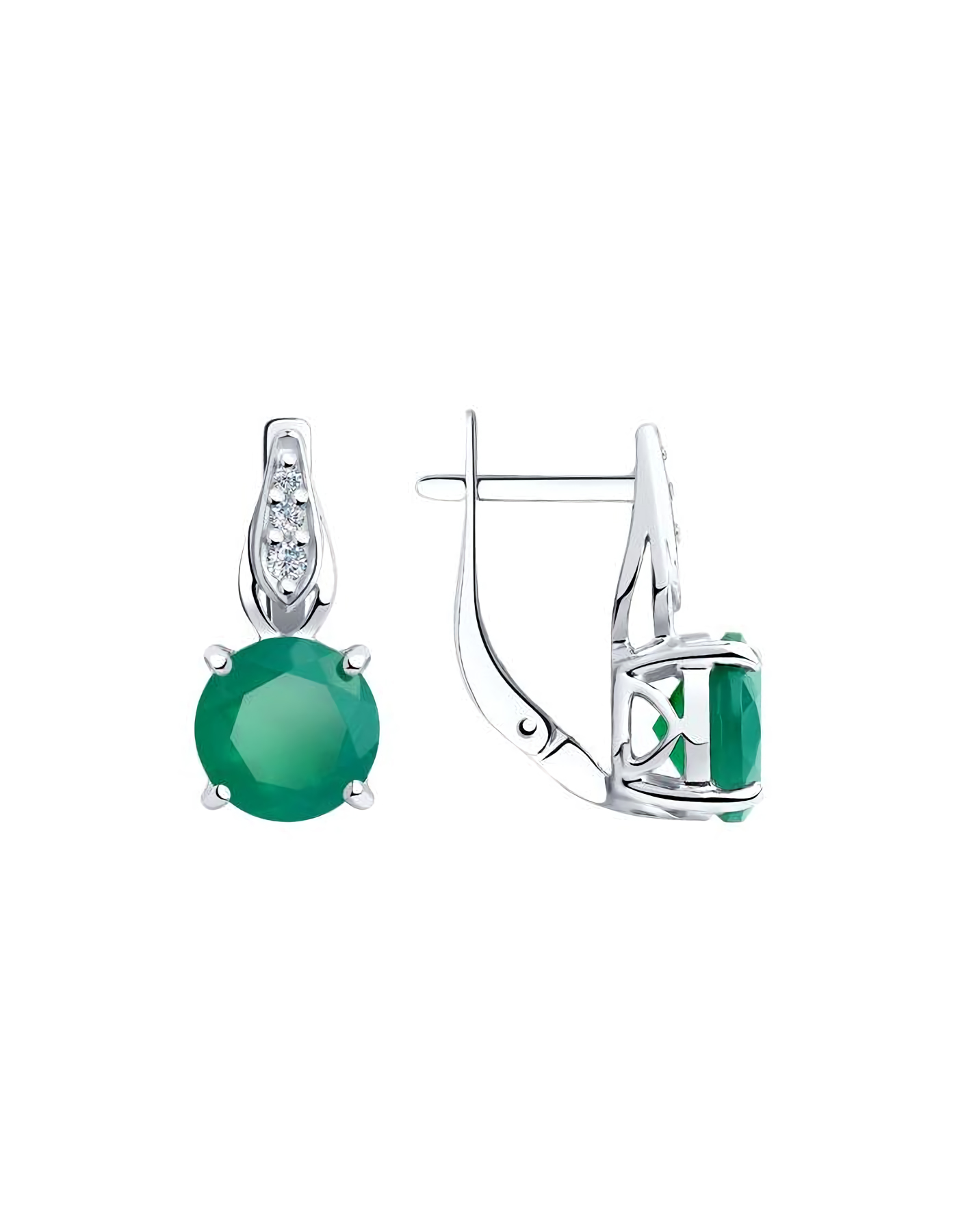 

Серьги из серебра TEO MAORI 894-320-00408-1, фианит, 894-320-00408-1