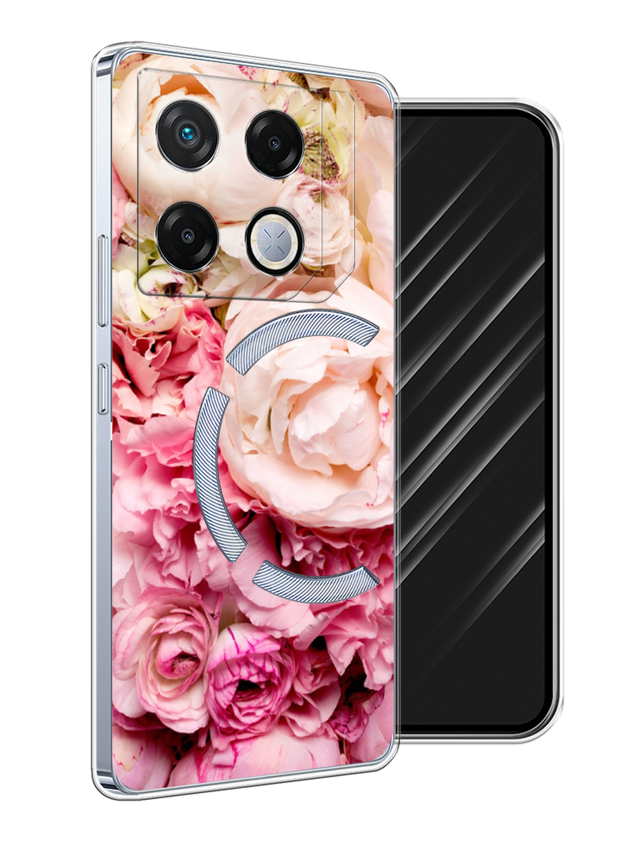 

Чехол Awog на Infinix GT 20 Pro "Пионы яркие", Розовый, 3106250-1