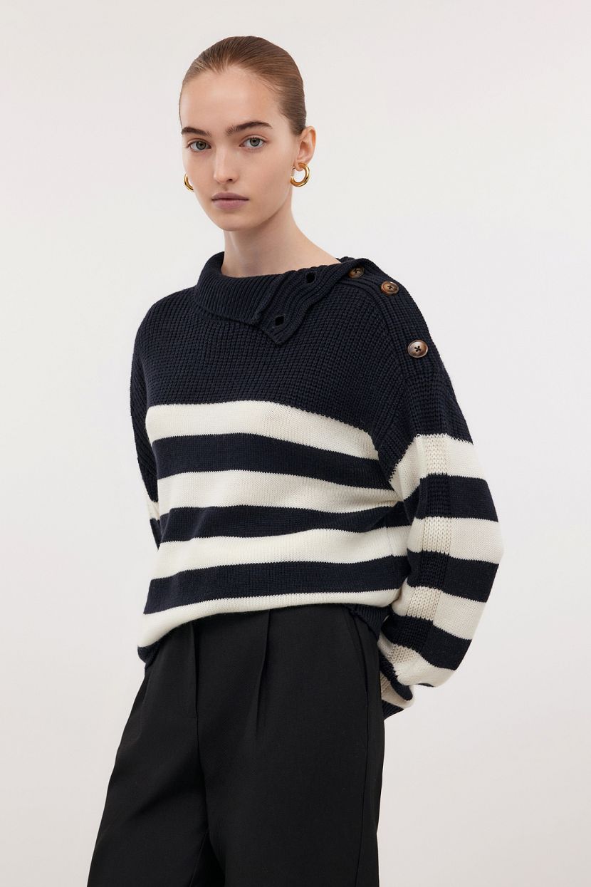 

Джемпер женский Baon B1324522 синий M, B1324522