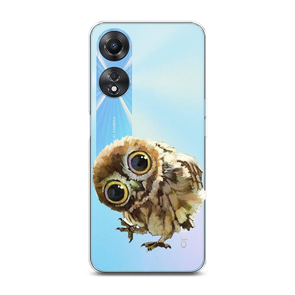 

Чехол Awog на Oppo A58 5G "Любопытный совенок", Коричневый;белый;прозрачный, 2512450-1