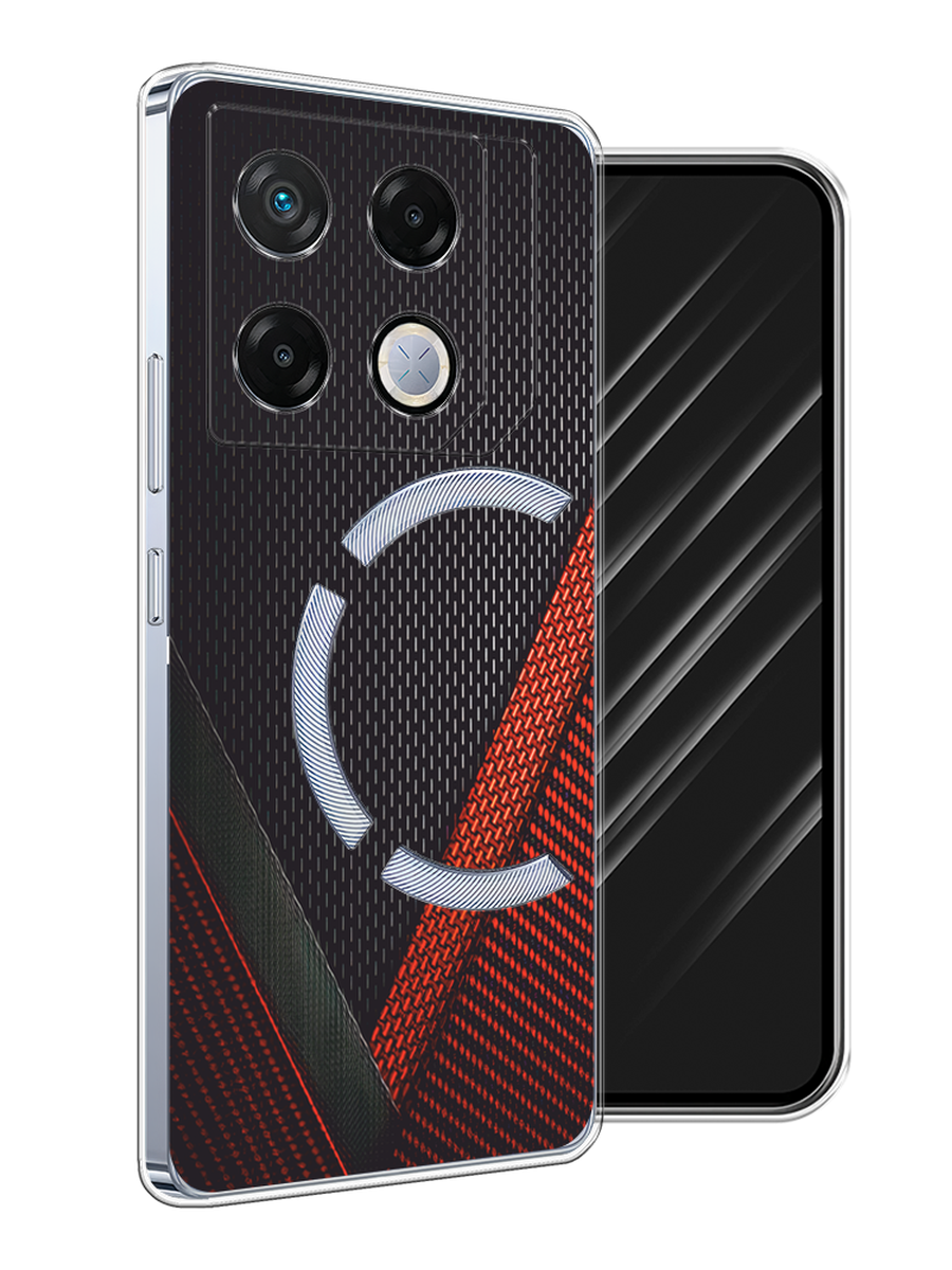 

Чехол Awog на Infinix GT 20 Pro "Красный карбон", Черный;красный, 3106250-1