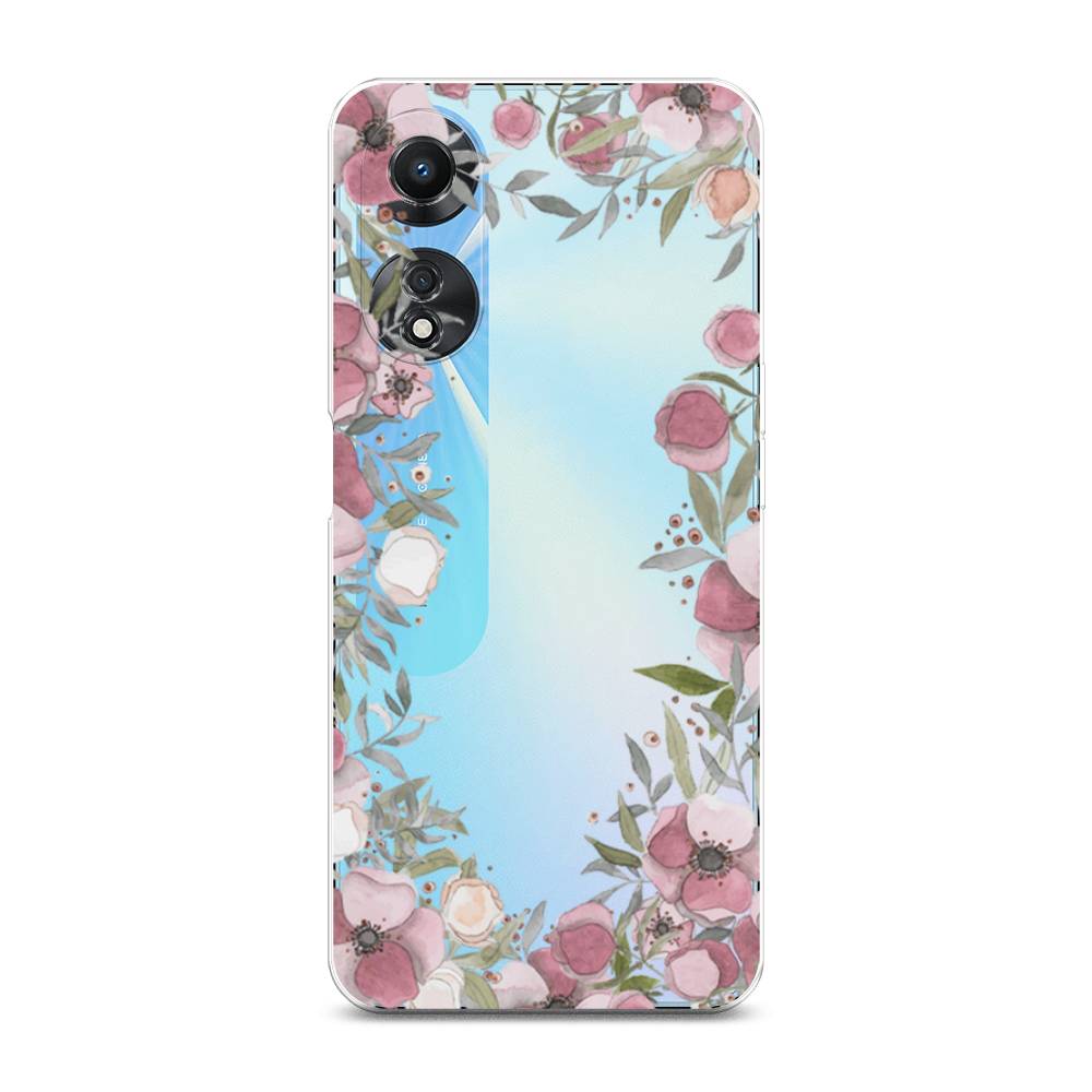 

Чехол Awog на Oppo A58 5G "Розовая цветочная рамка", Розовый;зеленый, 2512450-8