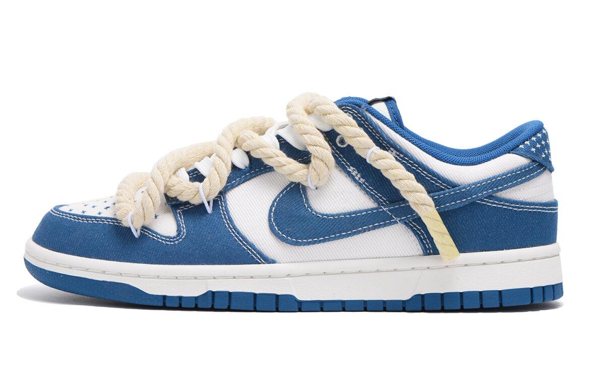 

Кеды унисекс Nike Dunk Low синие 41 EU, Синий, Dunk Low