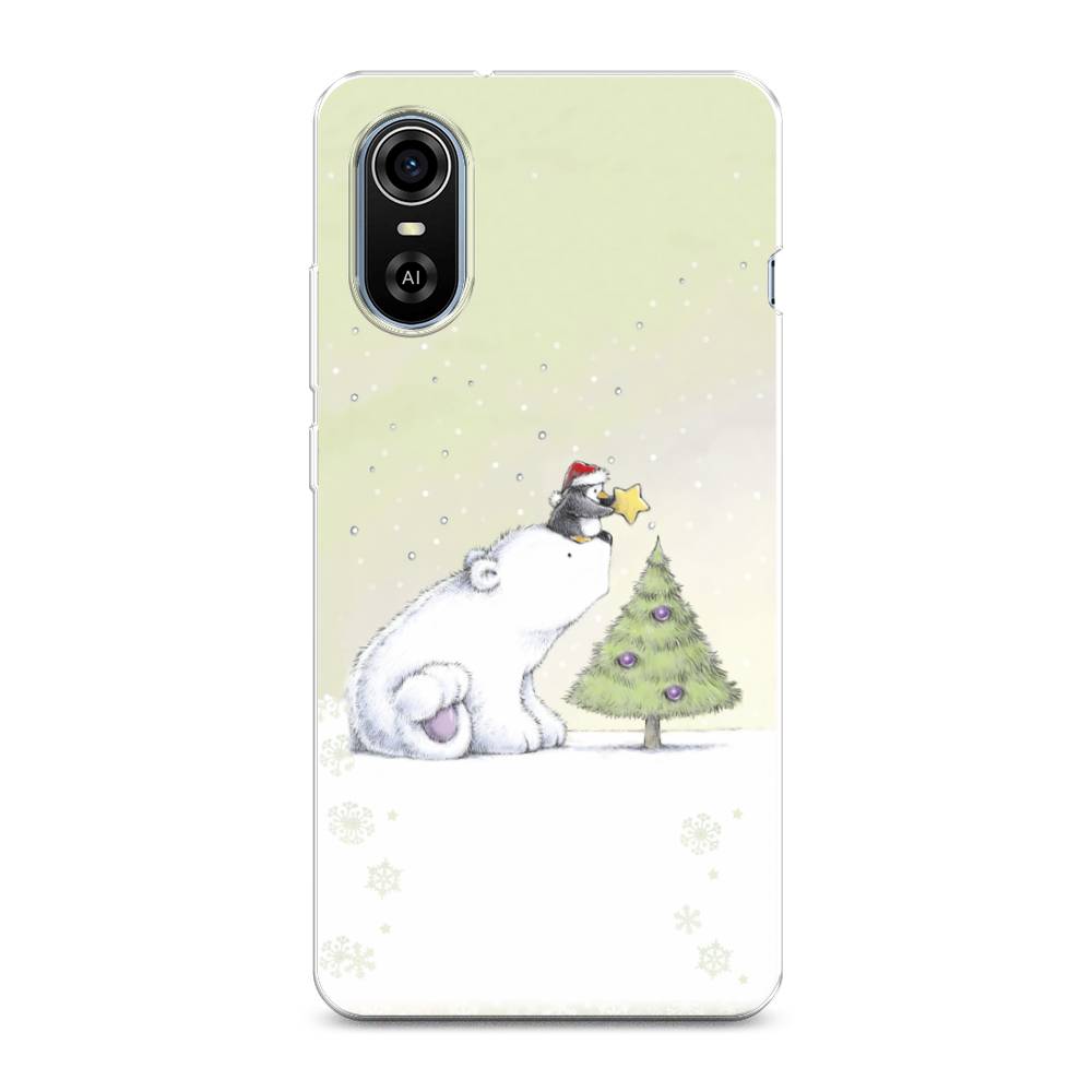 

Чехол для ZTE Blade A31 Plus "Украшение елки", Белый;бежевый, 135750-5