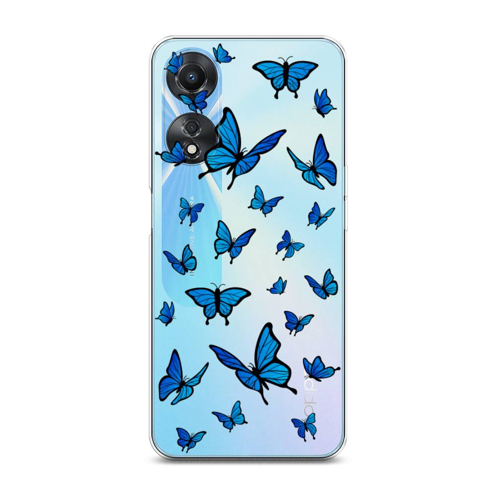 

Чехол Awog на Oppo A58 5G "Синие бабочки", Синий;белый, 2512450-1