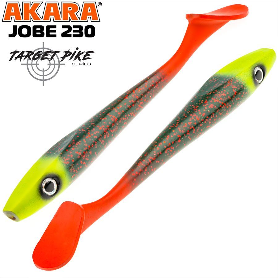 

Силиконовая приманка Akara Jobe Target Pike Big Bait J230-304-F1 1 шт, Jobe Target Pike Big Bait