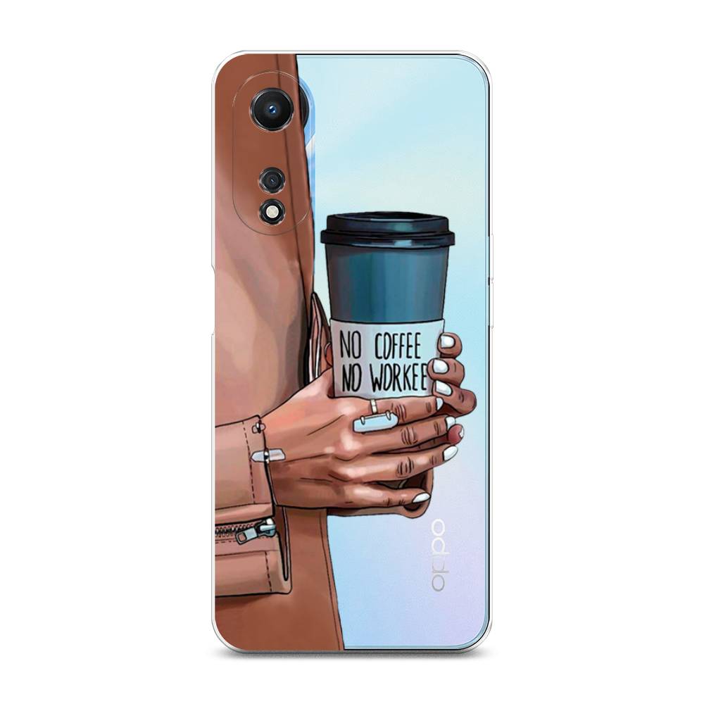

Чехол Awog на Oppo A58 5G "No coffee", Синий;бежевый;коричневый, 2512450-7