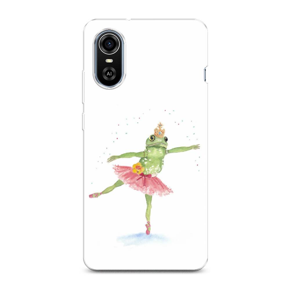 

Чехол для ZTE Blade A31 Plus "Лягушка-балерина", Зеленый, 135750-4