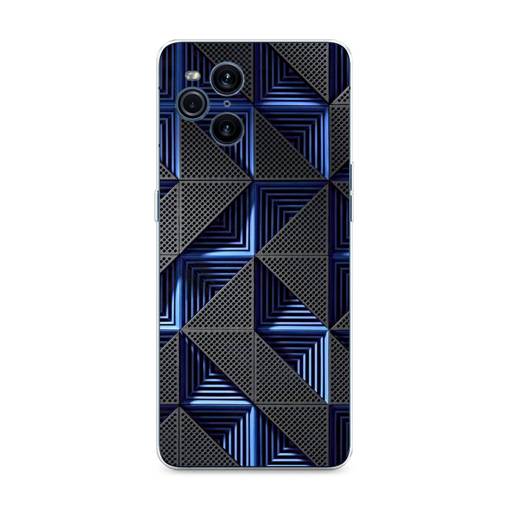

Чехол для Oppo Find X3 Pro "IBM", Серый;синий, 255750-3
