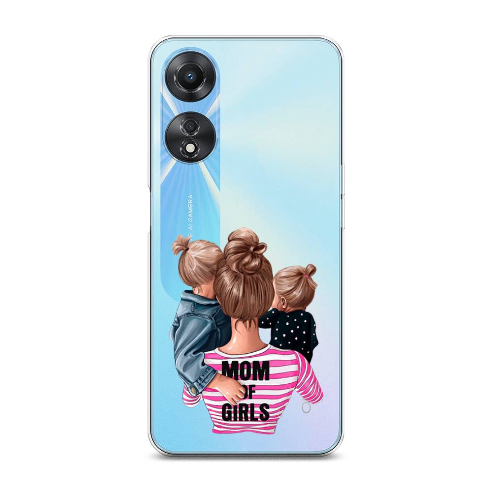 

Чехол Awog на Oppo A58 5G "Mom of Girls", Разноцветный, 2512450-6