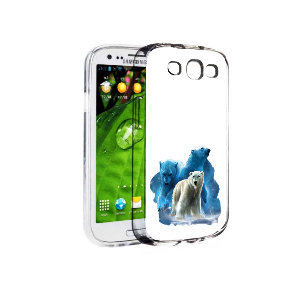 

Чехол MyPads Tocco для Samsung Galaxy S3 полярный медведь (PT123108.507.549), Прозрачный, Tocco