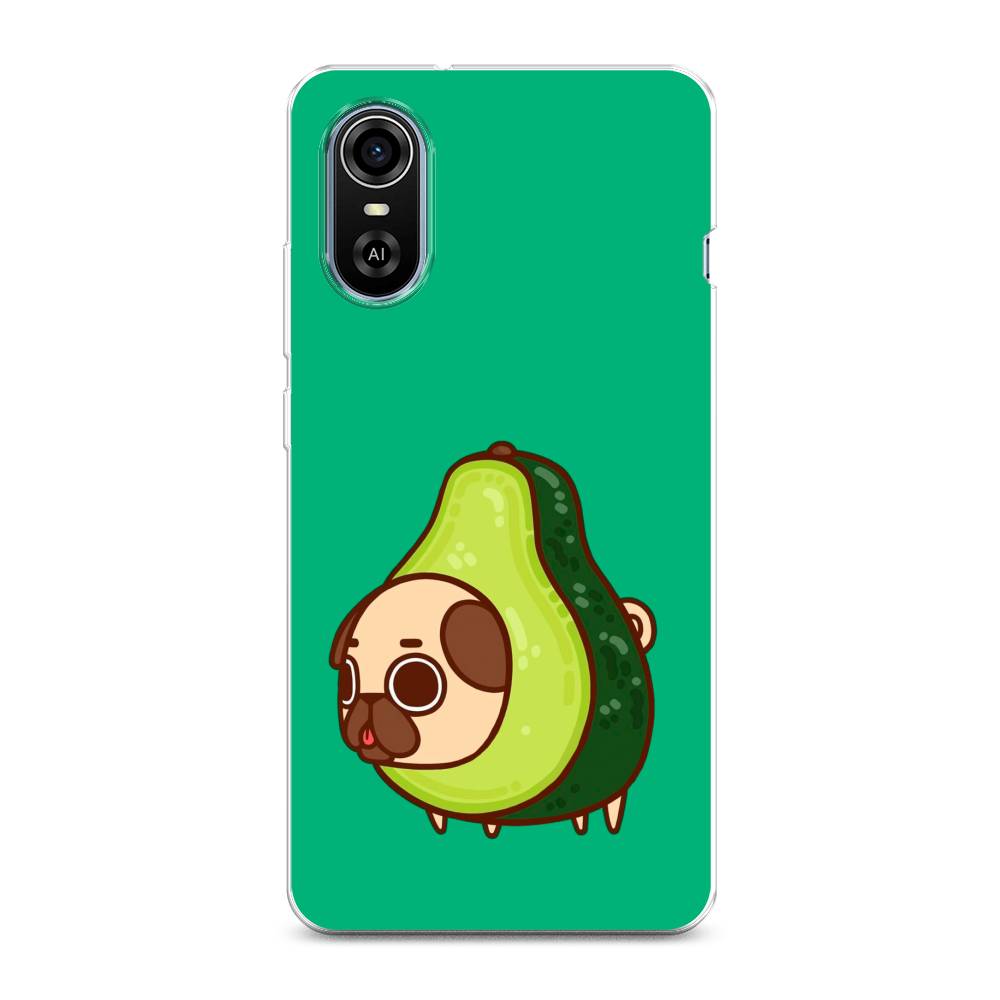 

Чехол на ZTE Blade A31 Plus "Мопс авокадик", Зеленый, 135750-1
