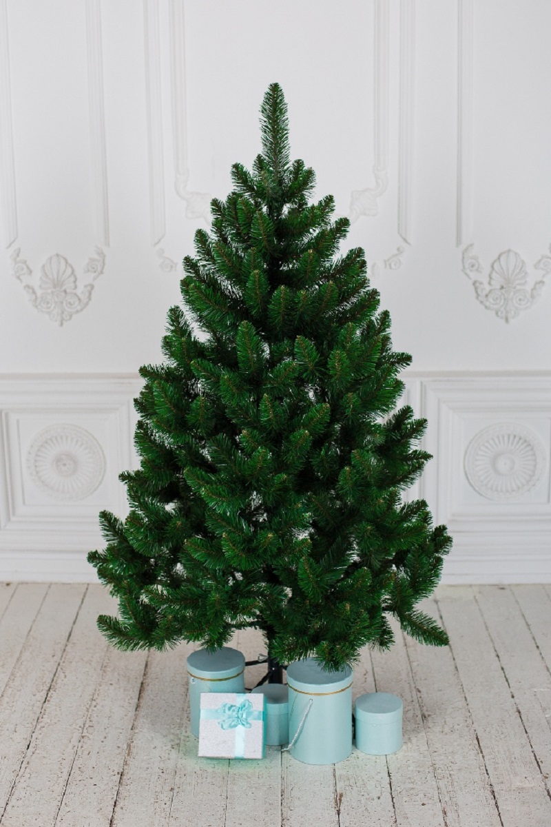 Ель искусственная ТПК Новая елка Кавказская люкс 1980160К 160 см зеленая