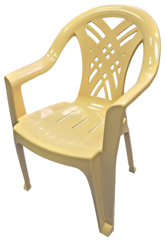 фото Садовое кресло стандарт пластик престиж-2 80261071 beige 60х66х84 см