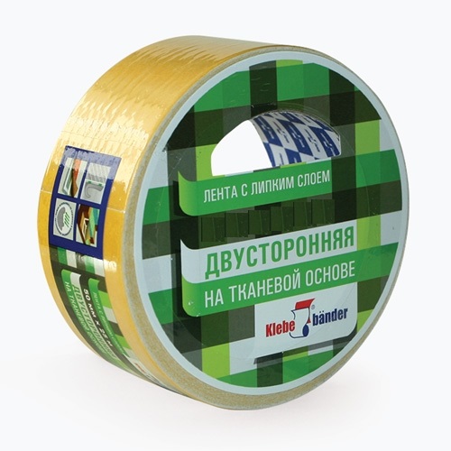 

Двусторонняя тканевая лента, 50мм*25м