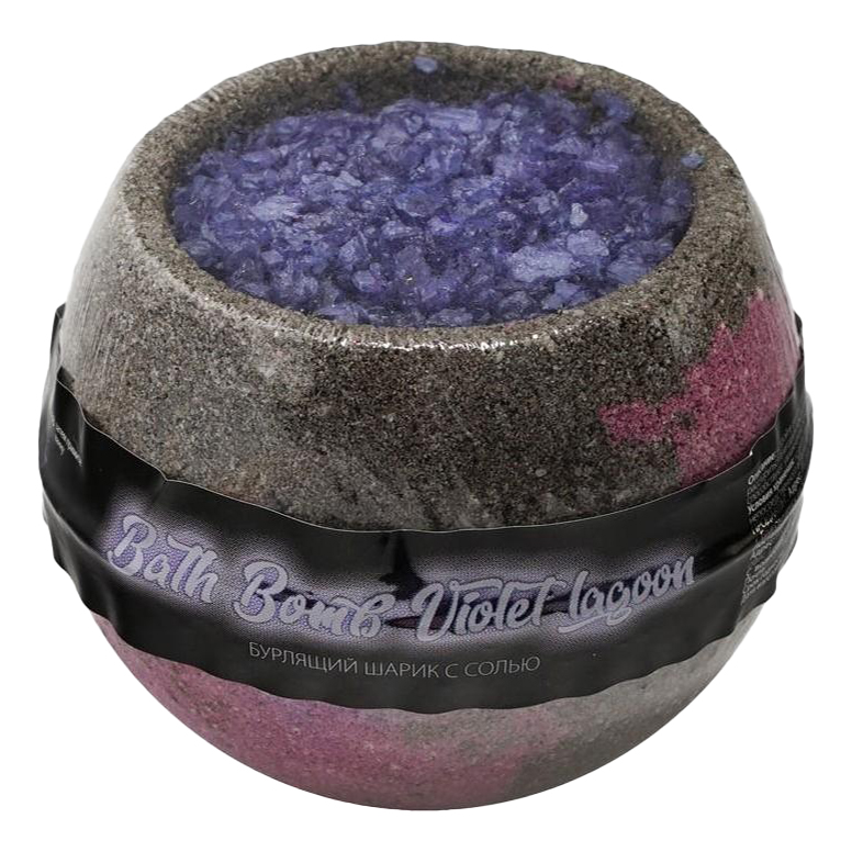 фото Бурлящий шар для ванны fabrik cosmetology violet lagoon 215 г