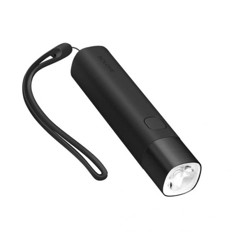 Фонарик SOLOVE portable flashlight mobile power X3s TYPE-C interface