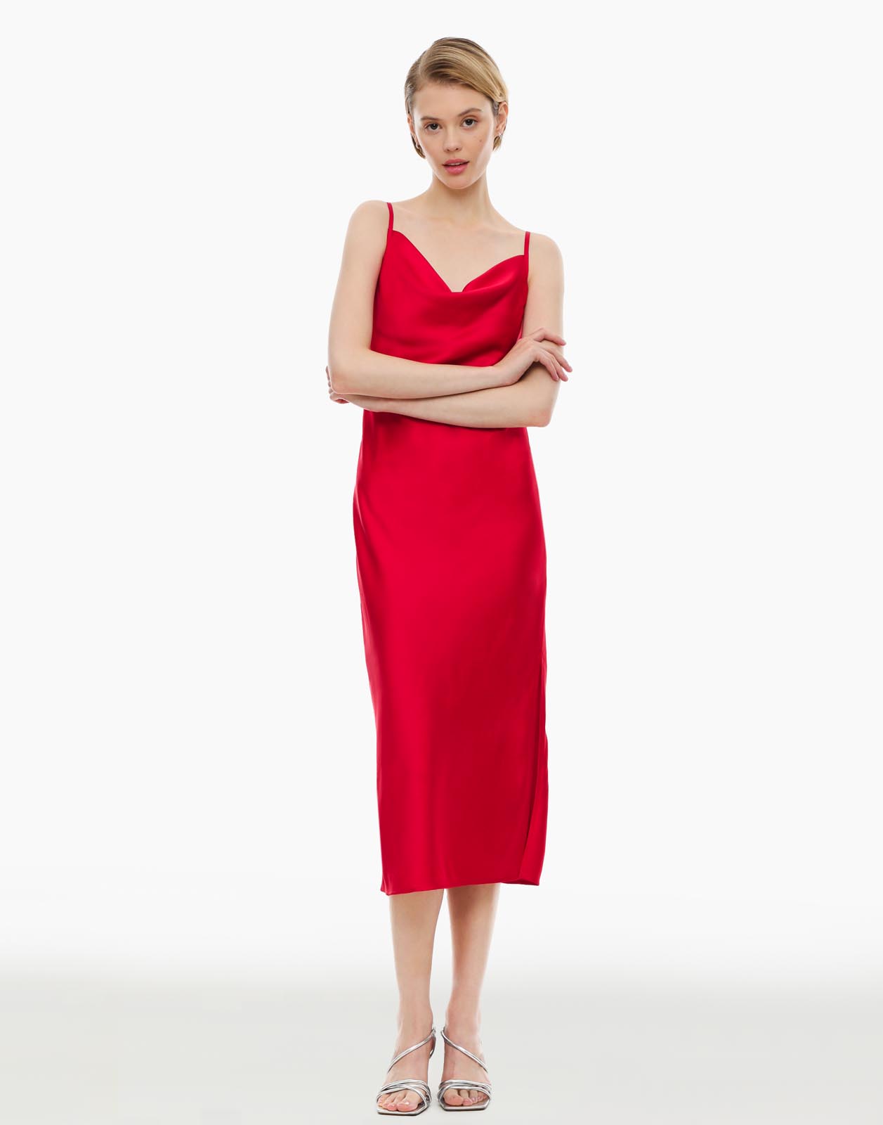 Платье женское Gloria Jeans GDR028006 красное XL (52-54)