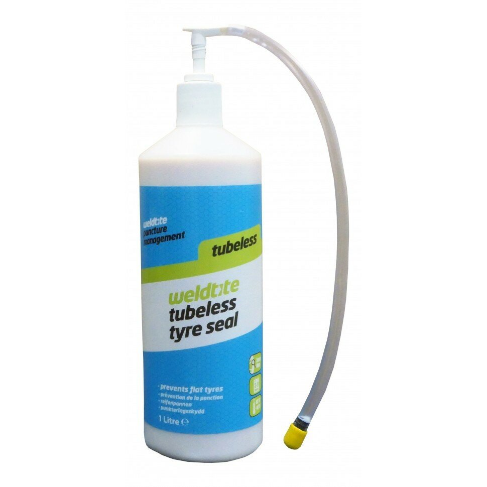 Герметик антипрокольный WELDTITE TUBELESS TYRE SEALANT профи для беск.покрышек 1л, 7-03093