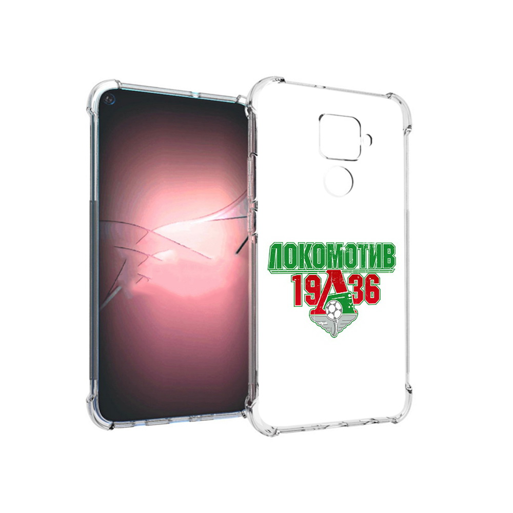 

Чехол MyPads Tocco для Huawei Nova 5i Pro ФК локомотив 1936, Прозрачный, Tocco