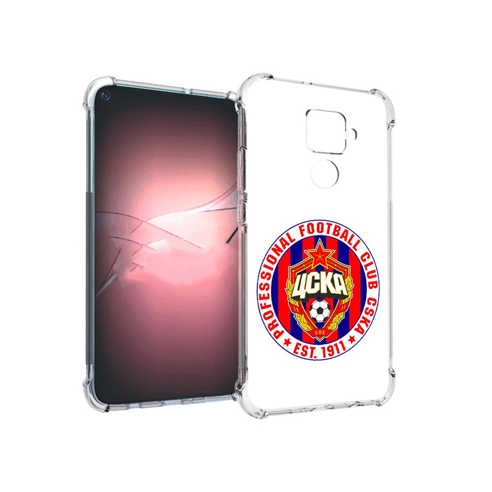 

Чехол MyPads Tocco для Huawei Nova 5i Pro ФК ЦСК логотип, Прозрачный, Tocco