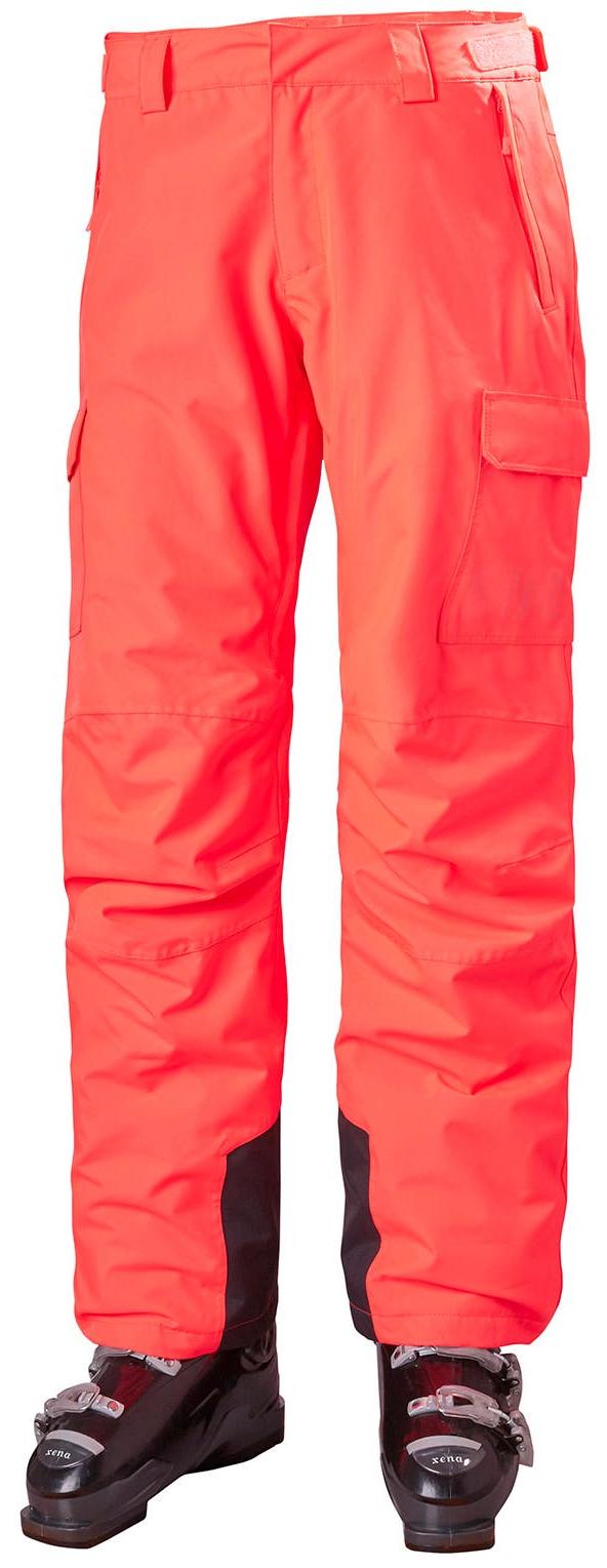 фото Брюки горнолыжные helly hansen 2020-21 switch cargo insulated neon coral (us:m), 2020-21