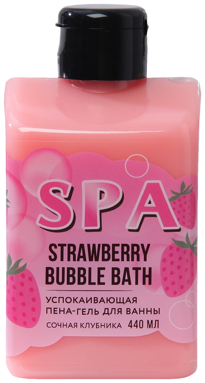 фото Пена для ванны strawberry bubble bath, с клубничным ароматом, 440 мл 7421880 beauty fox