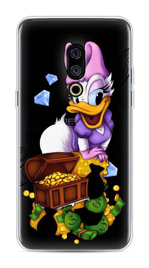 

Чехол на Meizu 15 "Rich Daisy Duck", Коричневый;белый;фиолетовый, 72650-6