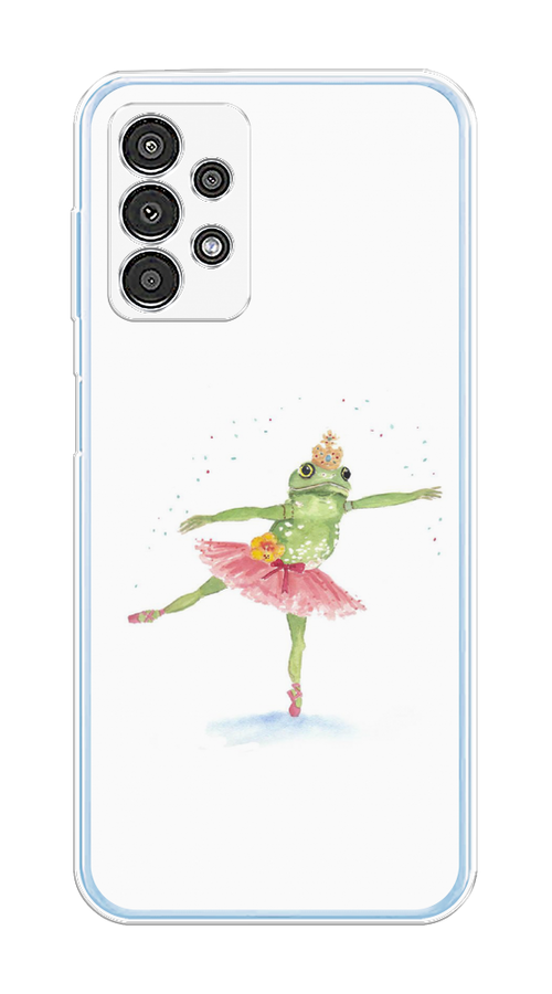 

Чехол на Samsung Galaxy A13 4G "Лягушка-балерина", Зеленый, 2104850-4