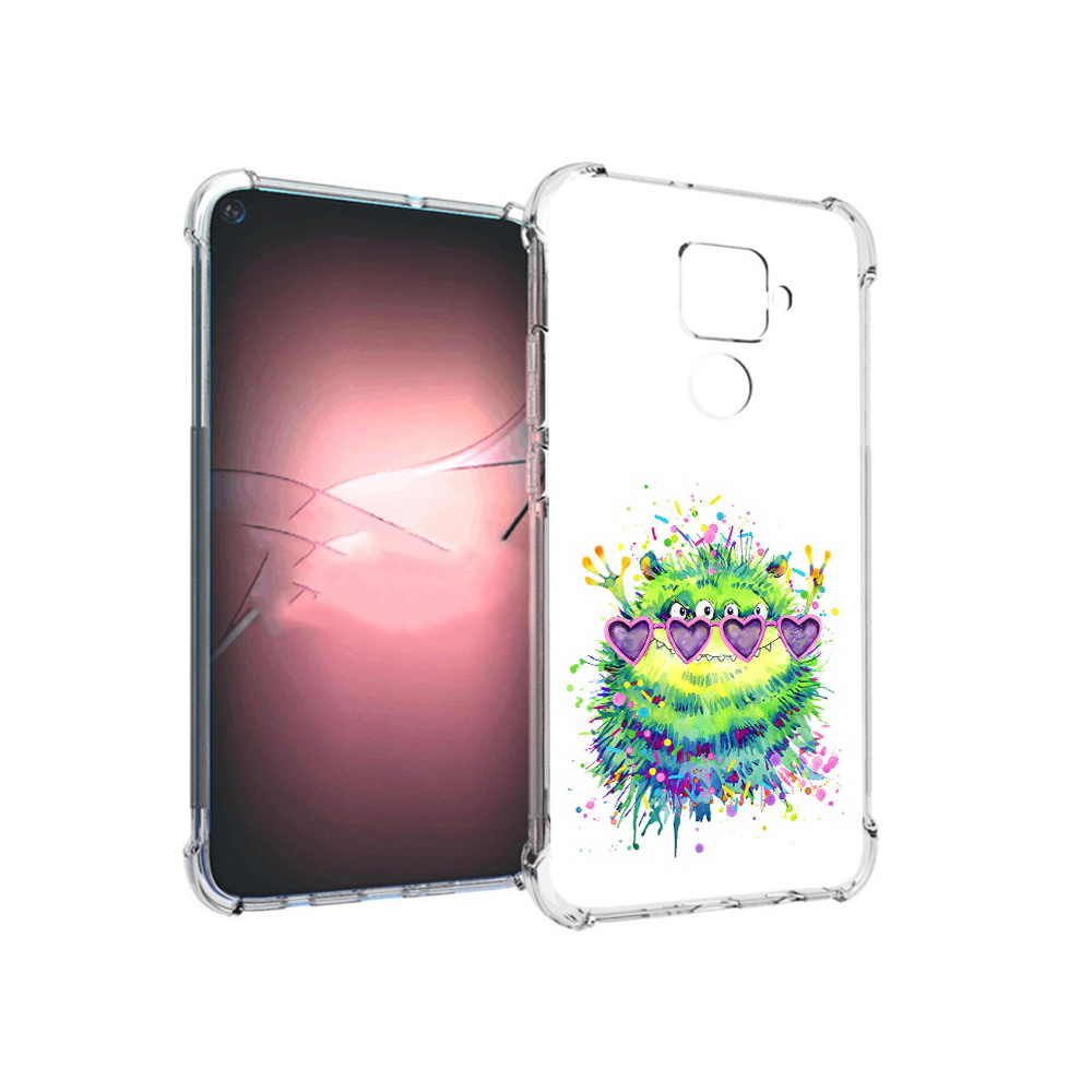 Чехол MyPads Tocco для Huawei Nova 5i Pro Пушистый персонаж