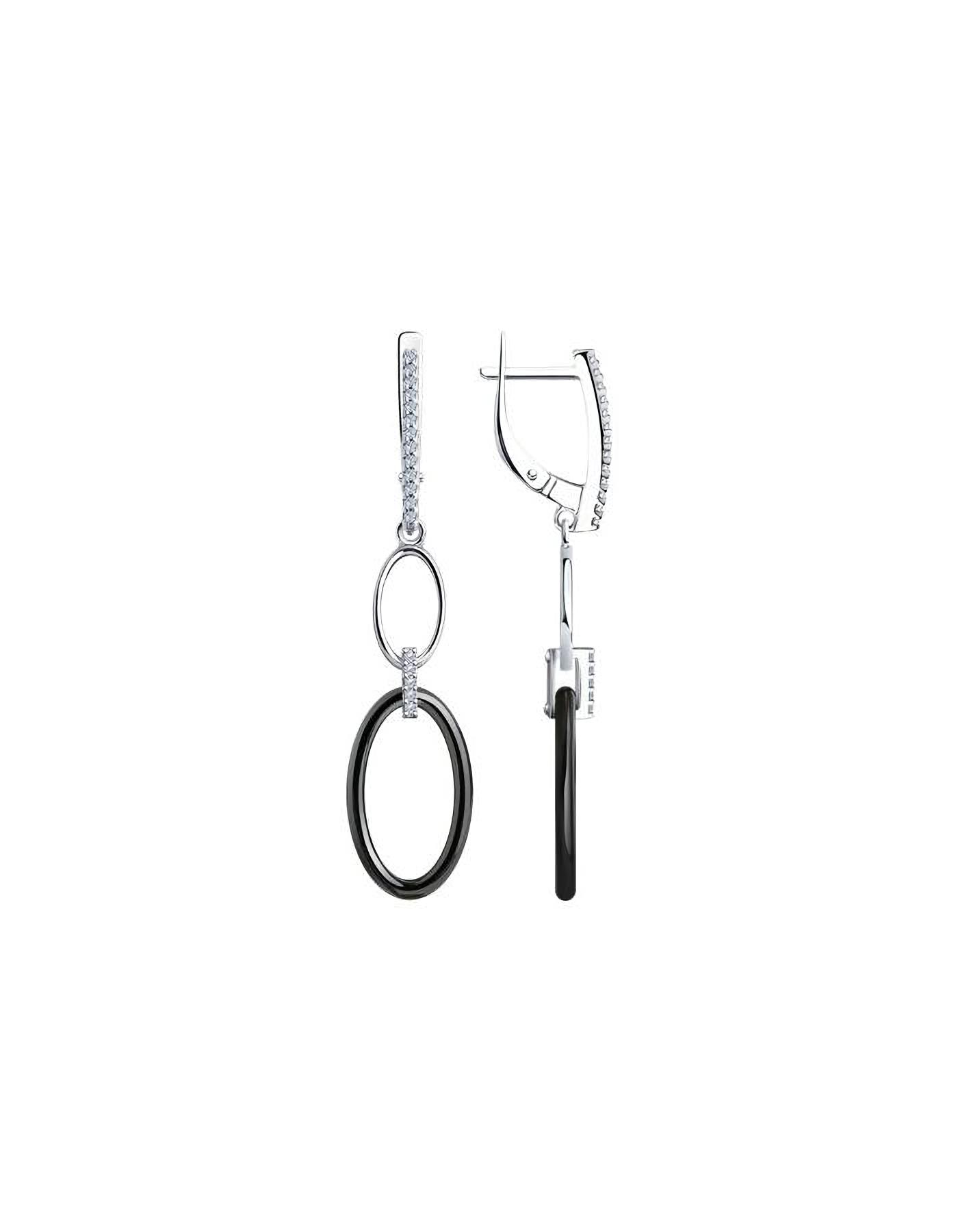 

Серьги подвески из серебра TEO MAORI 894-121-01271-1, керамика, 894-121-01271-1