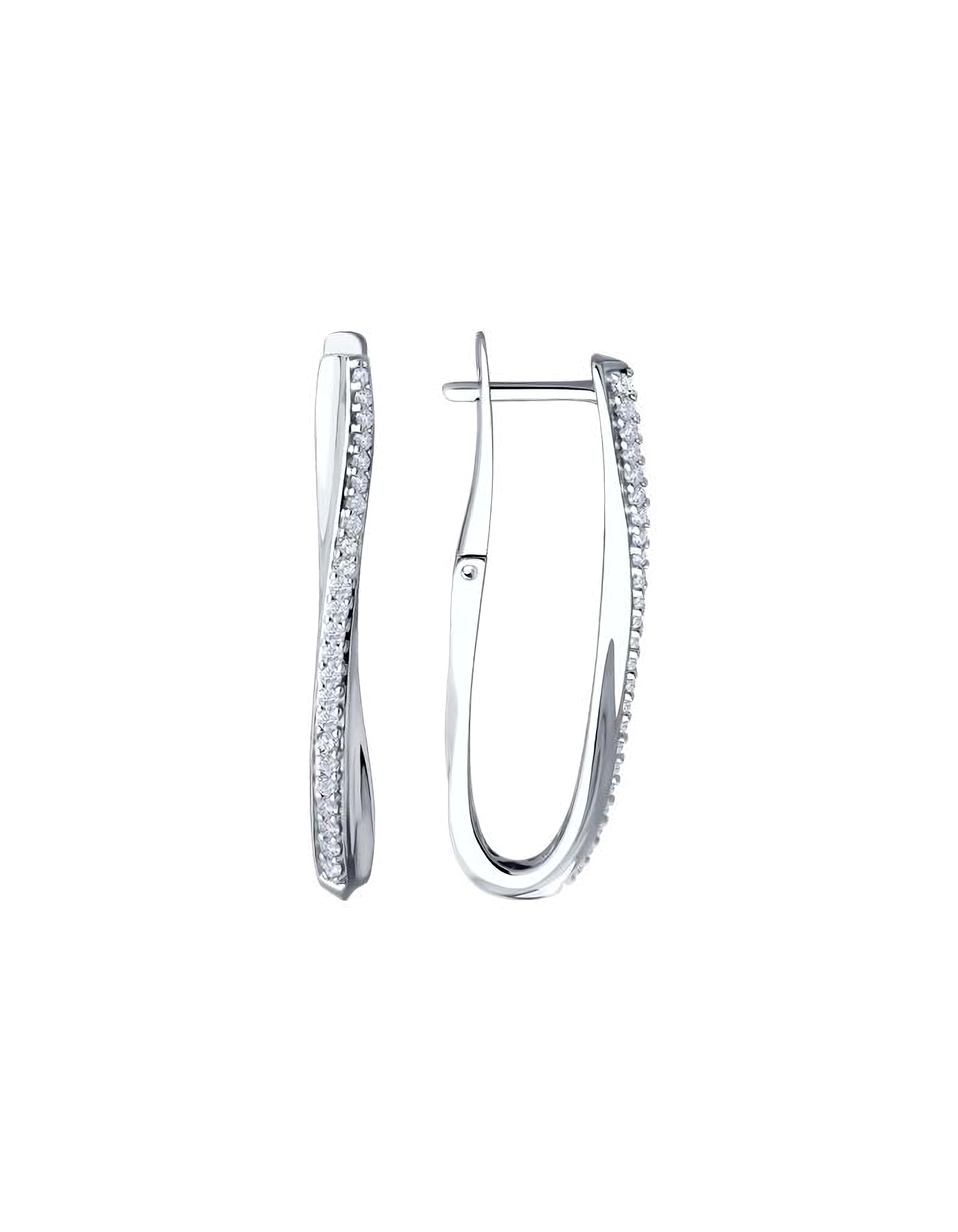 

Серьги из серебра TEO MAORI 894-120-02076-1, фианит, 894-120-02076-1