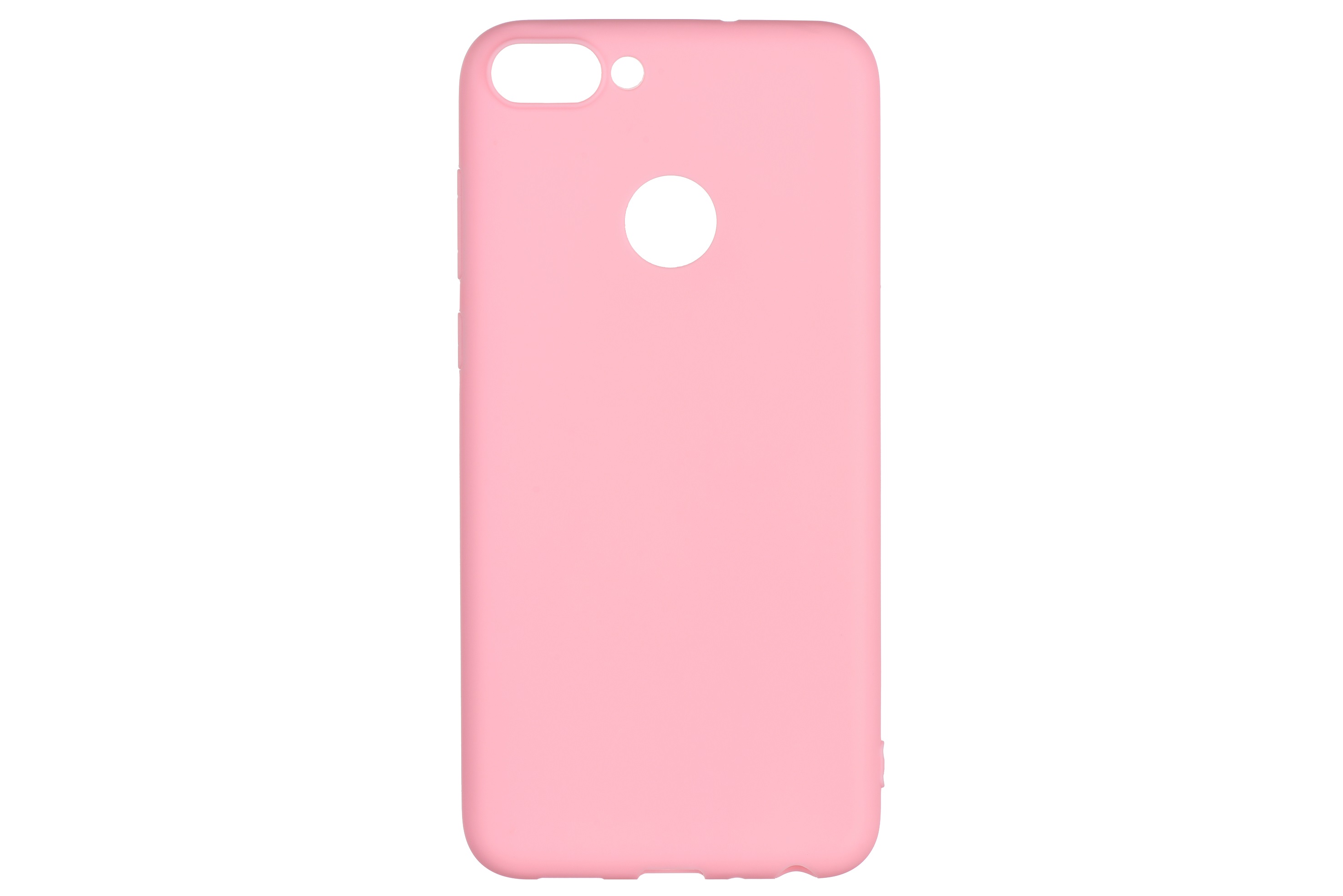 Накладка силикон Silicone Cover для Huawei Y6 Prime/Honor 7A Pro Pink