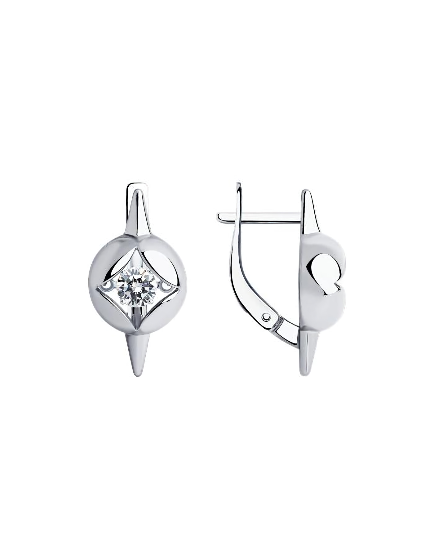 

Серьги из серебра TEO MAORI 894-120-01729-1, фианит, 894-120-01729-1
